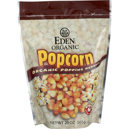 EDEN FOODS: Popcorn Yellow Organic 20 OZ (Pack of 4) - Popcorn - EDEN FOODS