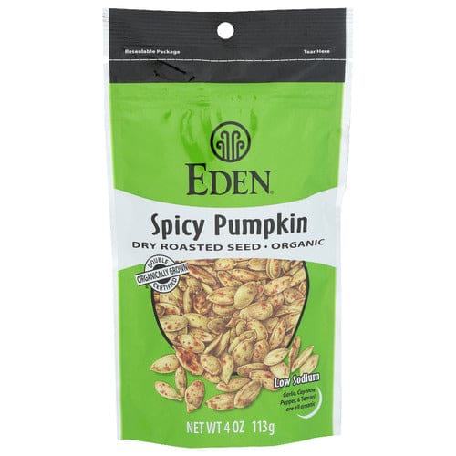 EDEN FOODS: Seed Pumpkin Spicy 4 OZ (Pack of 5) - Nuts - EDEN FOODS