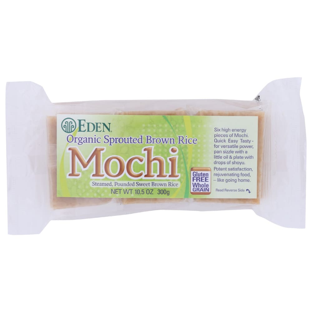 EDEN FOODS: Sprouted Brown Rice Mochi Organic 10.5 oz (Pack of 2) - EDEN FOODS