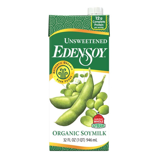EDEN FOODS: Unsweetened Edensoy 32 FO (Pack of 5) - Beverages > Milk & Milk Substitutes - EDEN FOODS