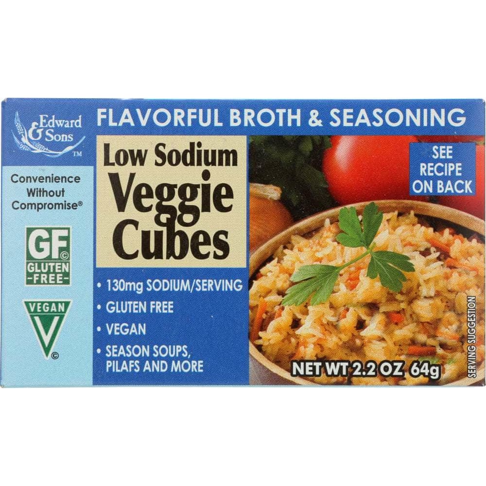 Edward & Sons Edward & Sons Bouillon Cube Gluten Free Low Sodium Veggie, 2.2 oz