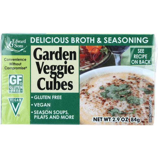 EDWARD & SONS: Garden Veggie Bouillon Cubes 2.9 oz (Pack of 5) - Grocery > Edward & Sons > Condiments - EDWARD & SONS