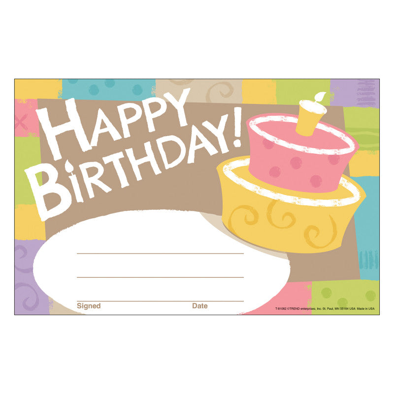 Birthday Good To Grow Awards 30Ct (Pack of 8)