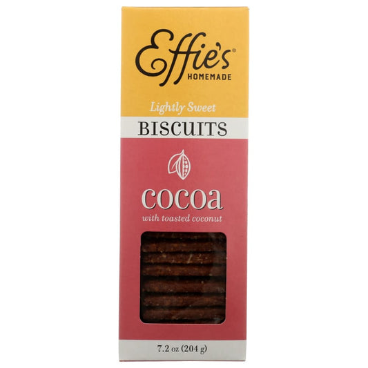 EFFIES HOMEMADE: Cocoa Biscuits 7.2 oz (Pack of 4) - EFFIES HOMEMADE