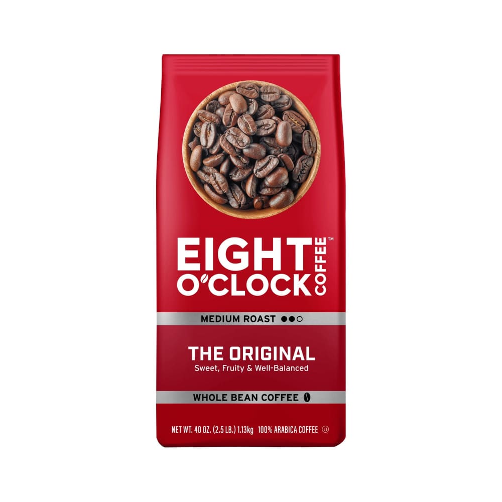 Eight O’Clock Original Arabica Whole Bean Coffee 40 oz. - Eight O’Clock