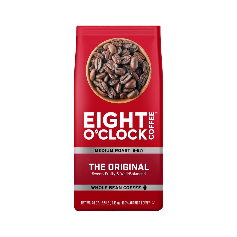 Eight O’Clock Original Arabica Whole Bean Coffee 40 oz. - Eight O’Clock