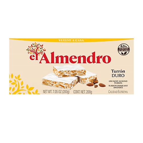 El Almendro Crunchy Almond Turron 2pk - Home/Grocery/Pantry/International Foods/ - ShelHealth