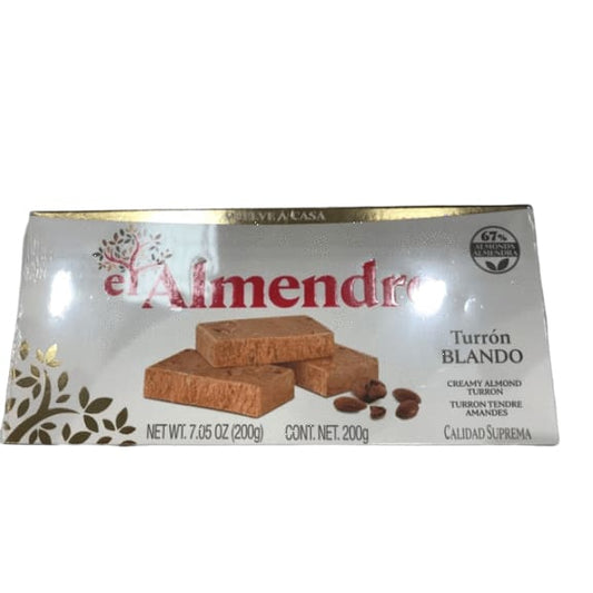 El Almendro Turron Blondo Traditional Soft Spanish Torrone With Roasted Almonds and Honey 7.05oz. (Pack of 3) - ShelHealth.Com
