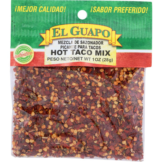 EL GUAPO: Mix Taco Hot 1 oz (Pack of 6) - Grocery > Cooking & Baking > Extracts Herbs & Spices - EL GUAPO