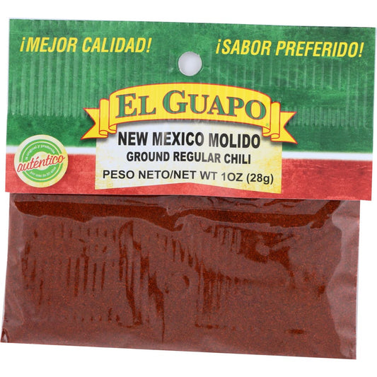 EL GUAPO: New Mexico Molido Chili Powder 1 oz (Pack of 6) - Grocery > Cooking & Baking > Extracts Herbs & Spices - EL GUAPO