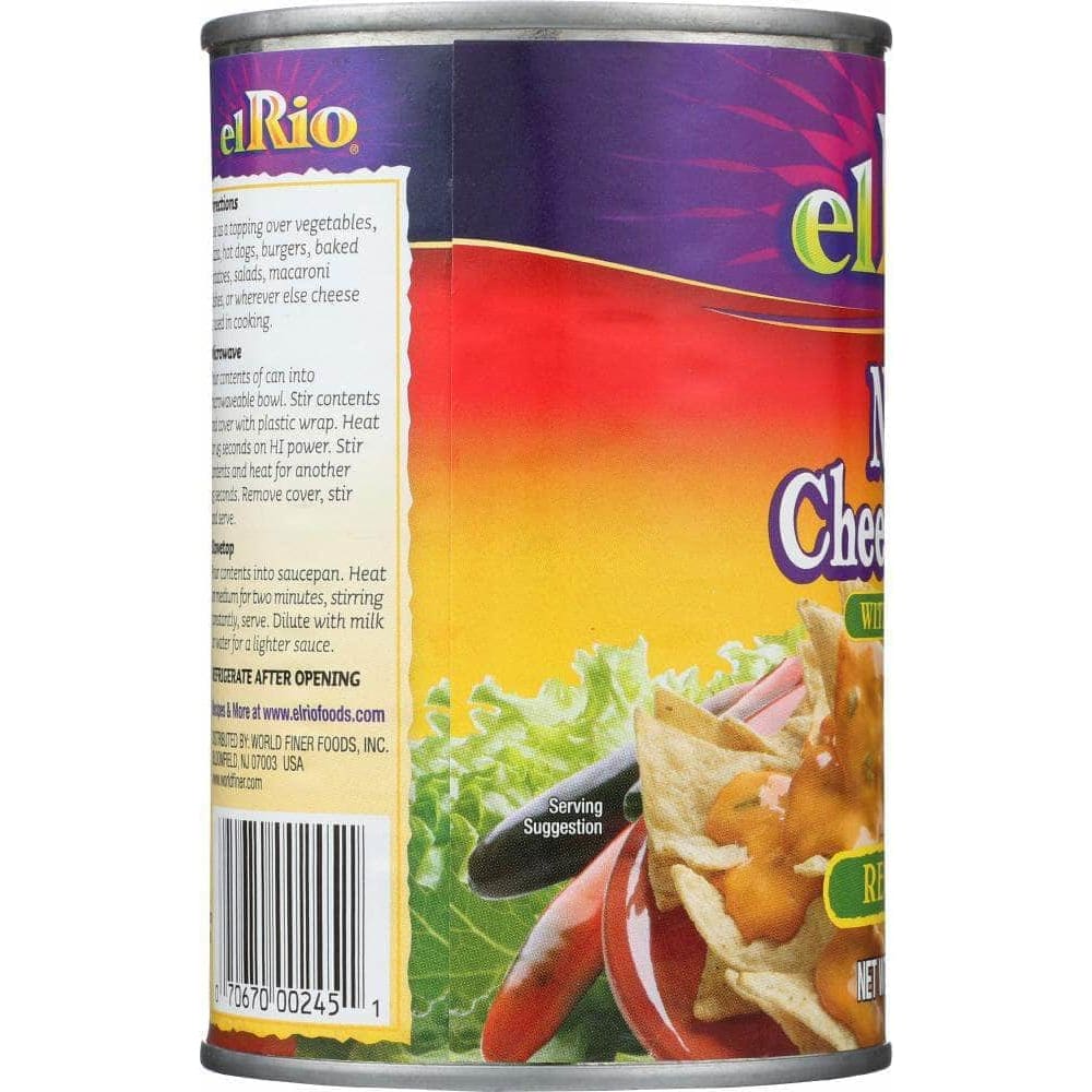 El Rio El Rio Nacho Cheese Sauce with Jalapeno Regular, 15 oz