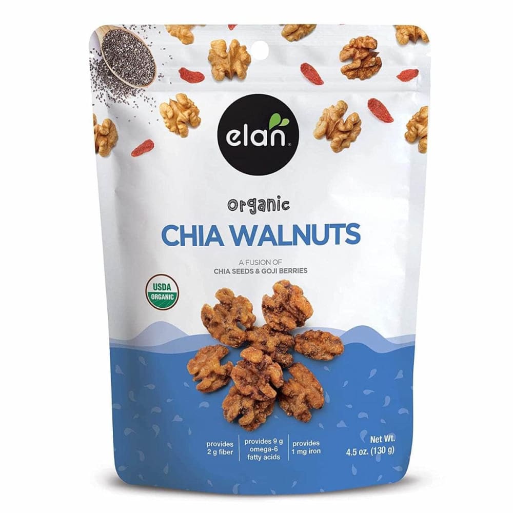 ELAN Grocery > Snacks > Nuts ELAN: Organic Chia Walnuts, 4.5 oz