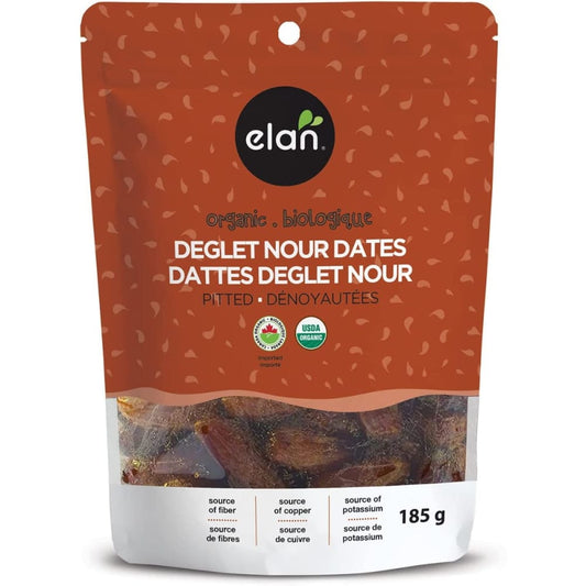 ELAN: Organic Pitted Dates 6.5 oz (Pack of 5) - Fruit Snacks - ELAN