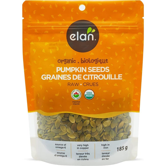 ELAN: Organic Raw Pumpkin Seeds 6.5 oz (Pack of 5) - Nuts > Seeds - ELAN