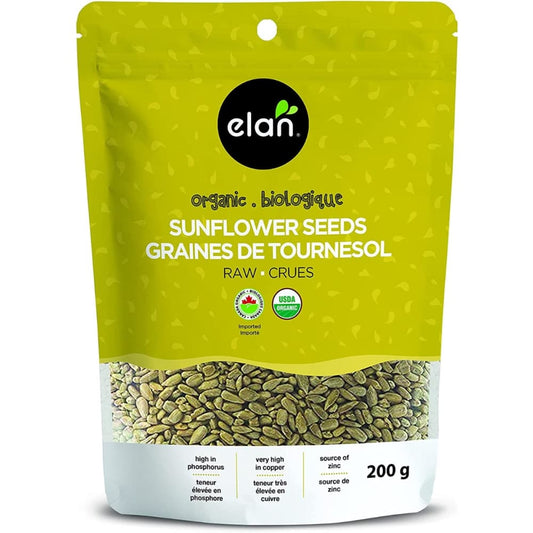 ELAN: Organic Raw Sunflower Seeds 7.1 oz (Pack of 6) - Nuts > Seeds - ELAN