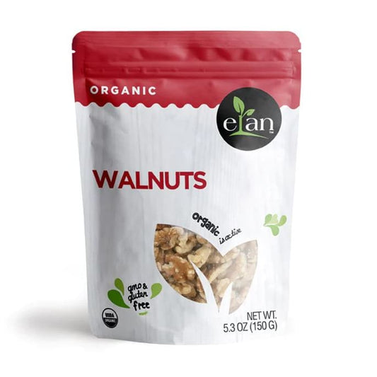 ELAN: Organic Walnuts 5.3 oz (Pack of 4) - Nuts - ELAN