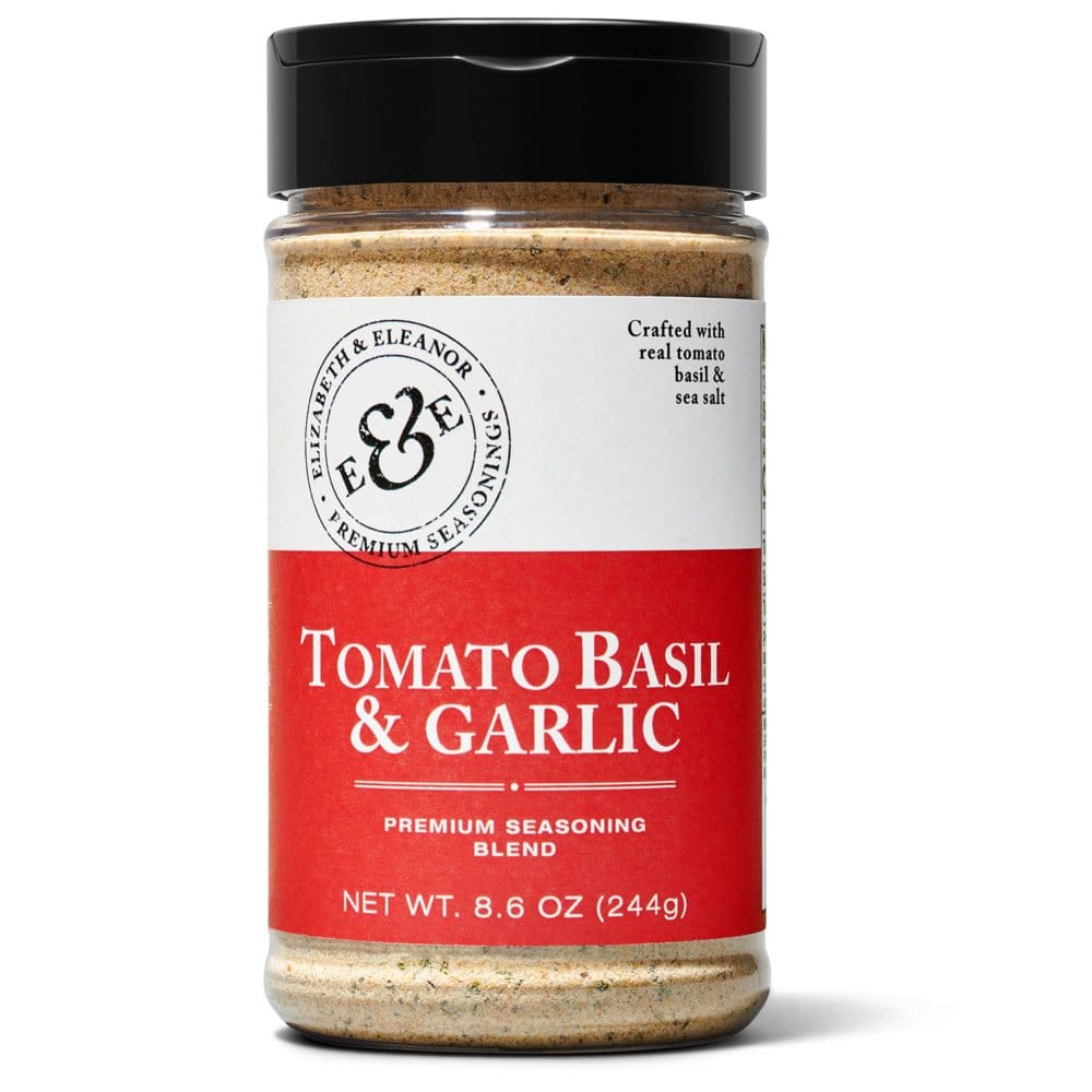 Elizabeth & Eleanor Tomato Basil Garlic Premium Seasoning (8.6 oz.) - Baking Goods - Elizabeth & Eleanor