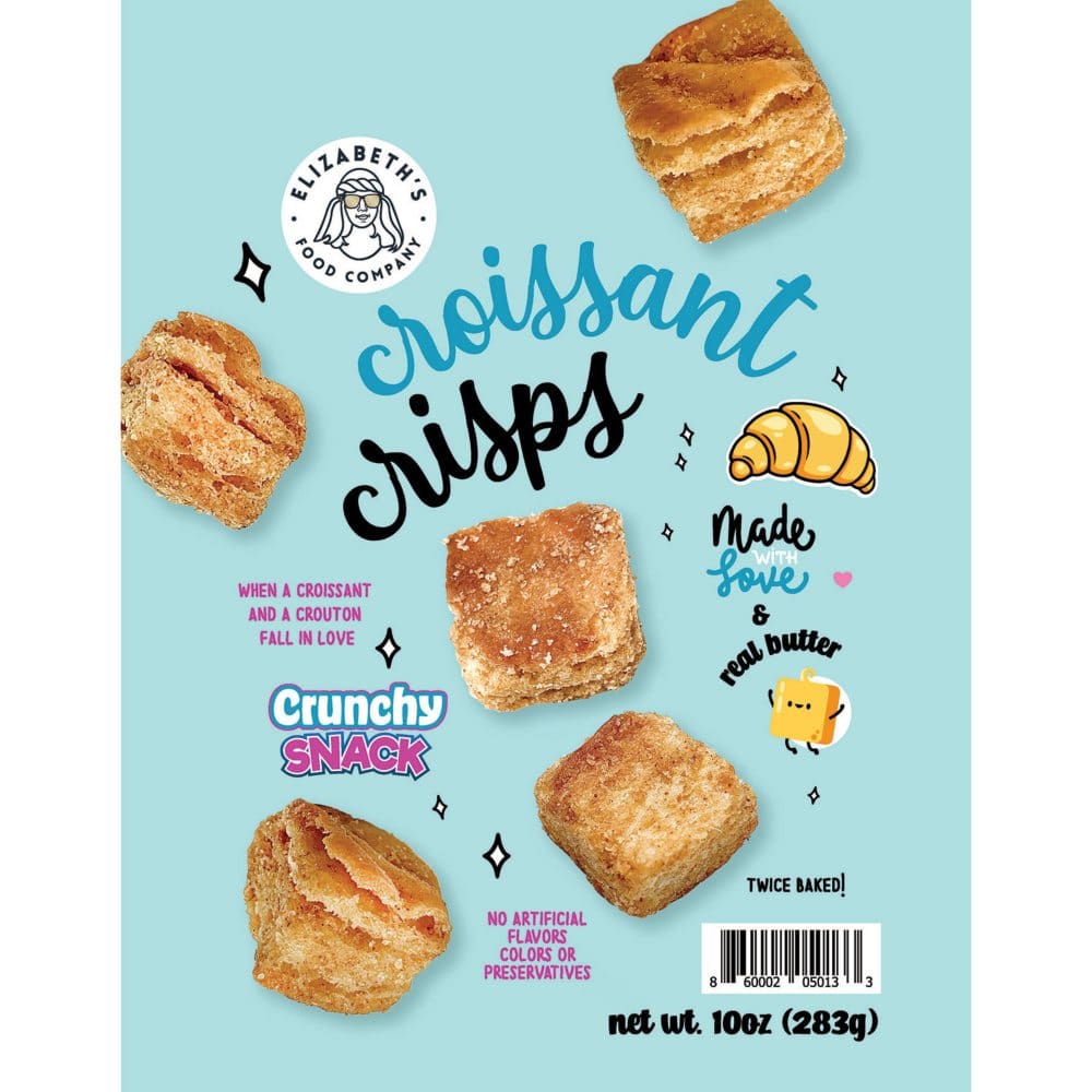 Elizabeth’s Food Company Croissant Crisps (10 oz.) - Buns Breads & Rolls - Elizabeth’s