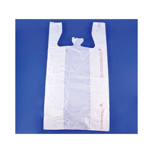 Elkay Plastics Plain White T-Shirt Sacks 12x7x22 1000ct - Misc/Packaging - Elkay Plastics