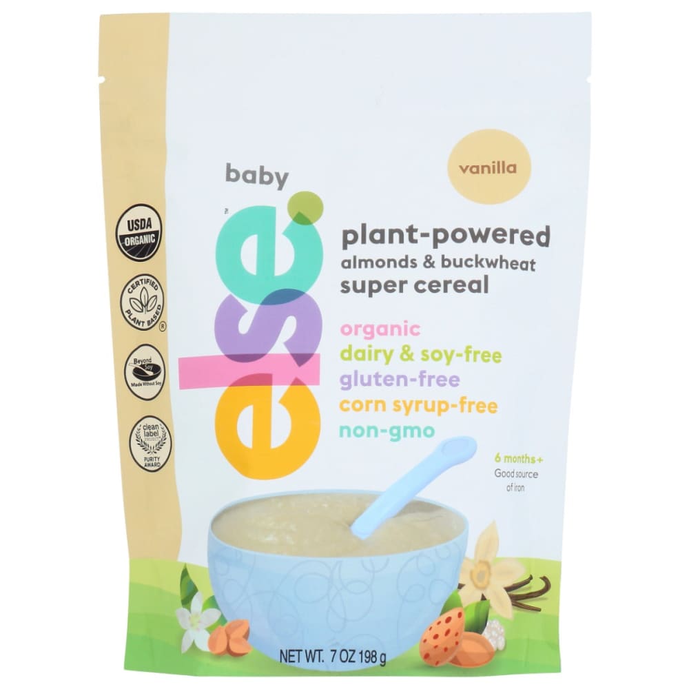 ELSE NUTRITION: Cereal Baby Vanilla Pb 7 OZ (Pack of 4) - ELSE NUTRITION