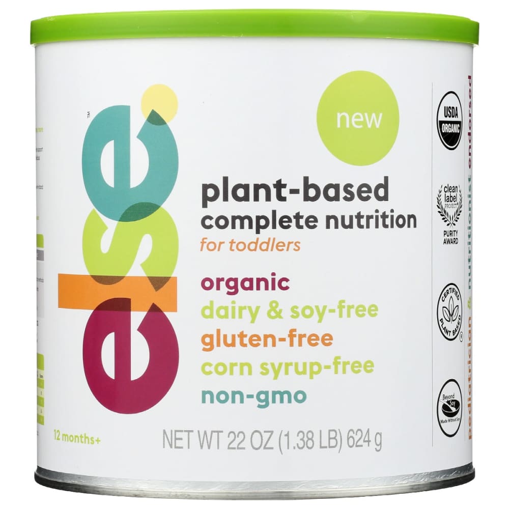 ELSE NUTRITION: Plant Based Complete Nutrition for Toddlers 22 oz - ELSE NUTRITION