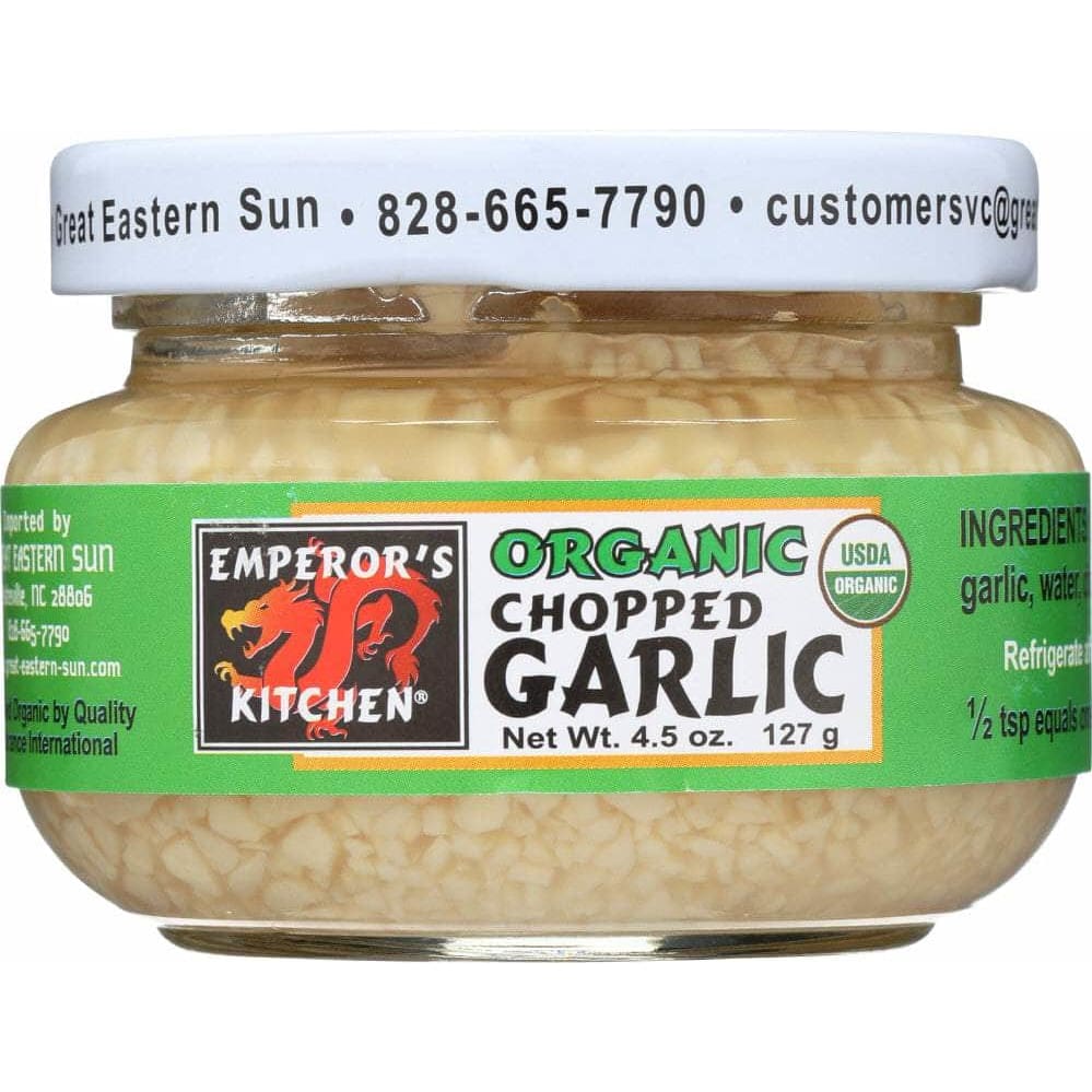 Emperors Kitchen Emperors Kitchen Organic Chopped Garlic, 4.5 oz