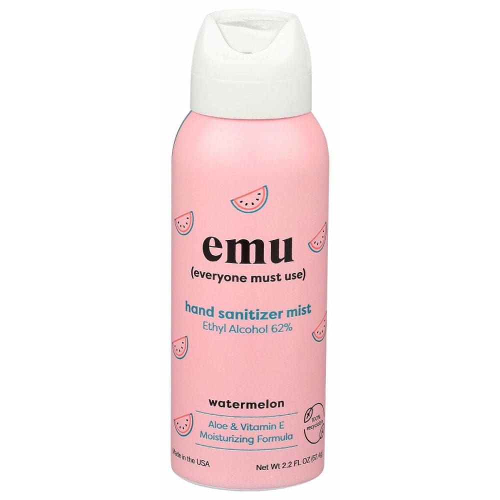 EMU Beauty & Body Care > Soap and Bath Preparations > Hand Sanitizers EMU Hand Sanitizer Mist Watermelon, 2.2 oz