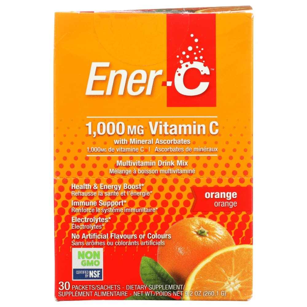 ENER C: Orange Multivitamin Drink Mix 1000mg 30 pc - Vitamins & Supplements > Vitamins & Minerals - ENER C
