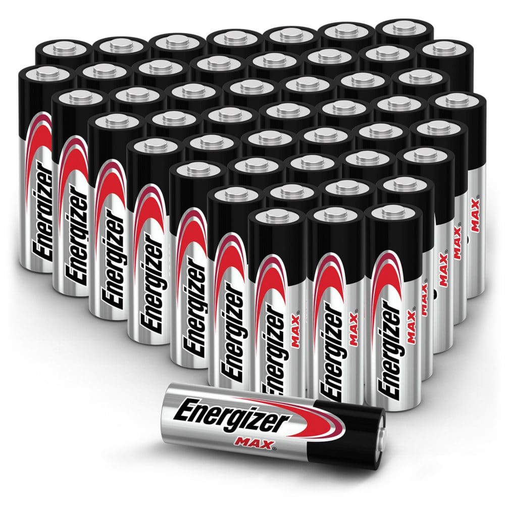 Energizer MAX AA Alkaline Batteries (48 Pack) (Pack of 5) - Batteries - Energizer