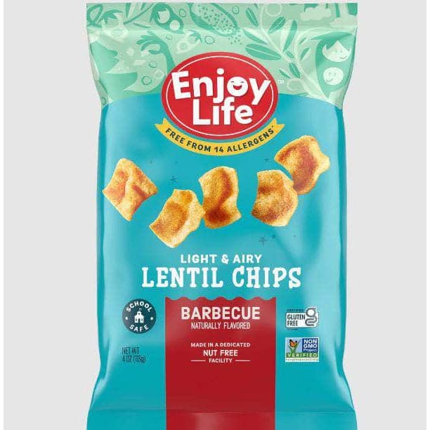 ENJOY LIFE Grocery > Snacks > Chips ENJOY LIFE: Barbecue Lentil Chips, 4 oz