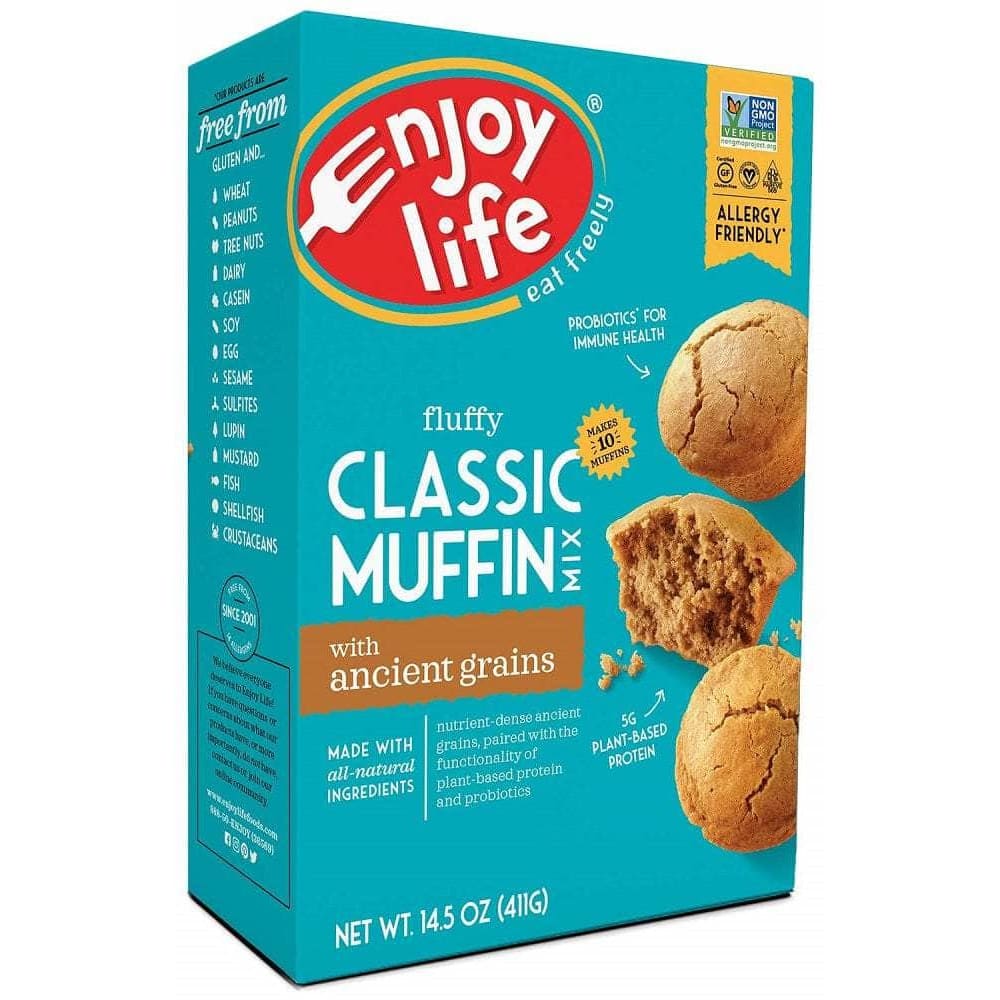 ENJOY LIFE FOODS Enjoy Life Fluffy Classic Muffin Mix With Ancient Grains, 14.5 Oz