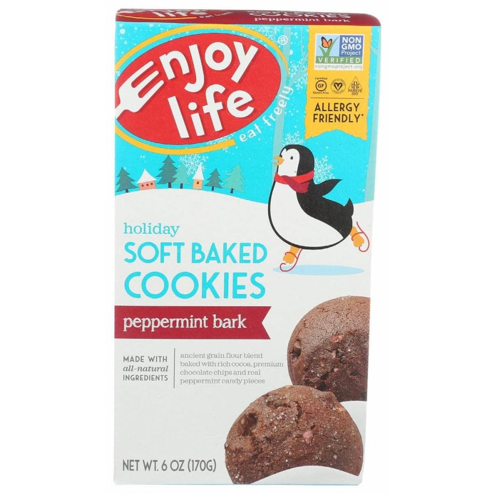 ENJOY LIFE ENJOY LIFE Holiday Soft Baked Cookies Peppermint Bark, 6 oz