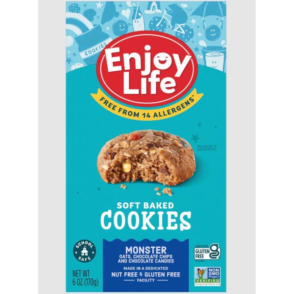 ENJOY LIFE Grocery > Snacks > Cookies ENJOY LIFE: Monster Soft Baked Cookies, 6 oz