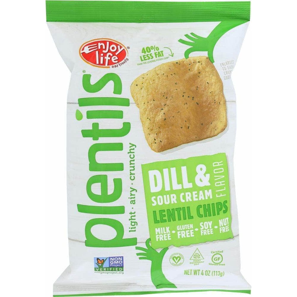 Enjoy Life Foods Enjoy Life Plentils Crunchy Lentil Chips Dill & Sour Cream, 4 oz