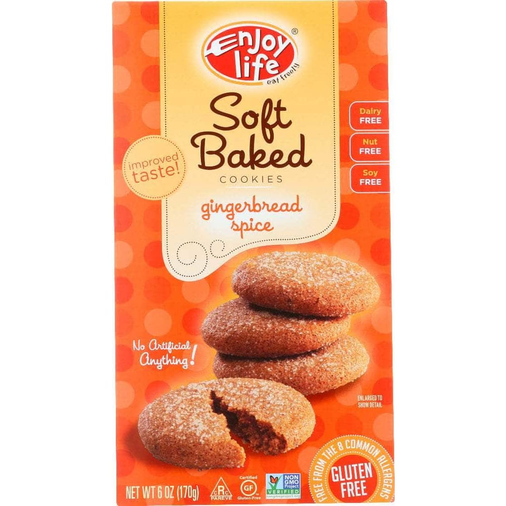 Enjoy Life Foods Enjoy Life Soft Baked Cookies Gingerbread Spice, 6 oz
