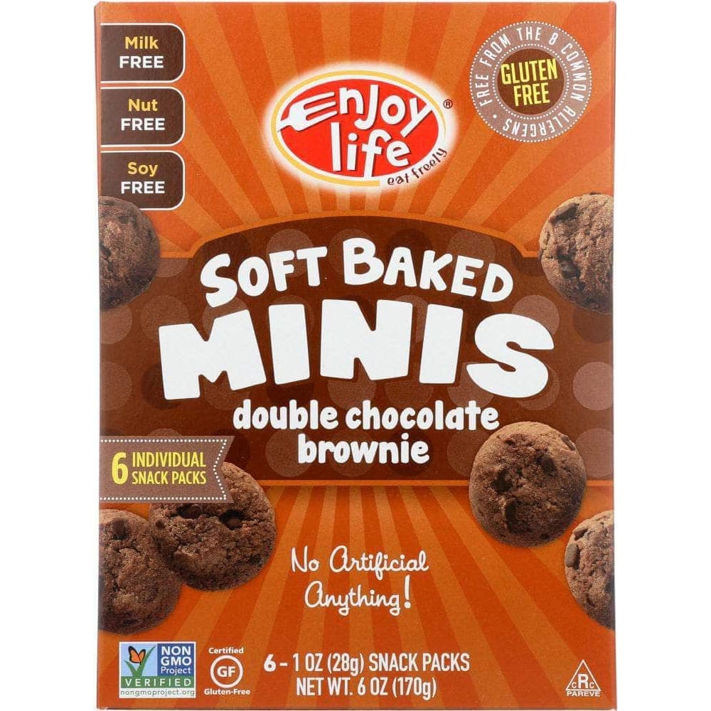 Enjoy Life Foods Enjoy Life Soft Baked Minis Double Chocolate Brownie, 6 oz