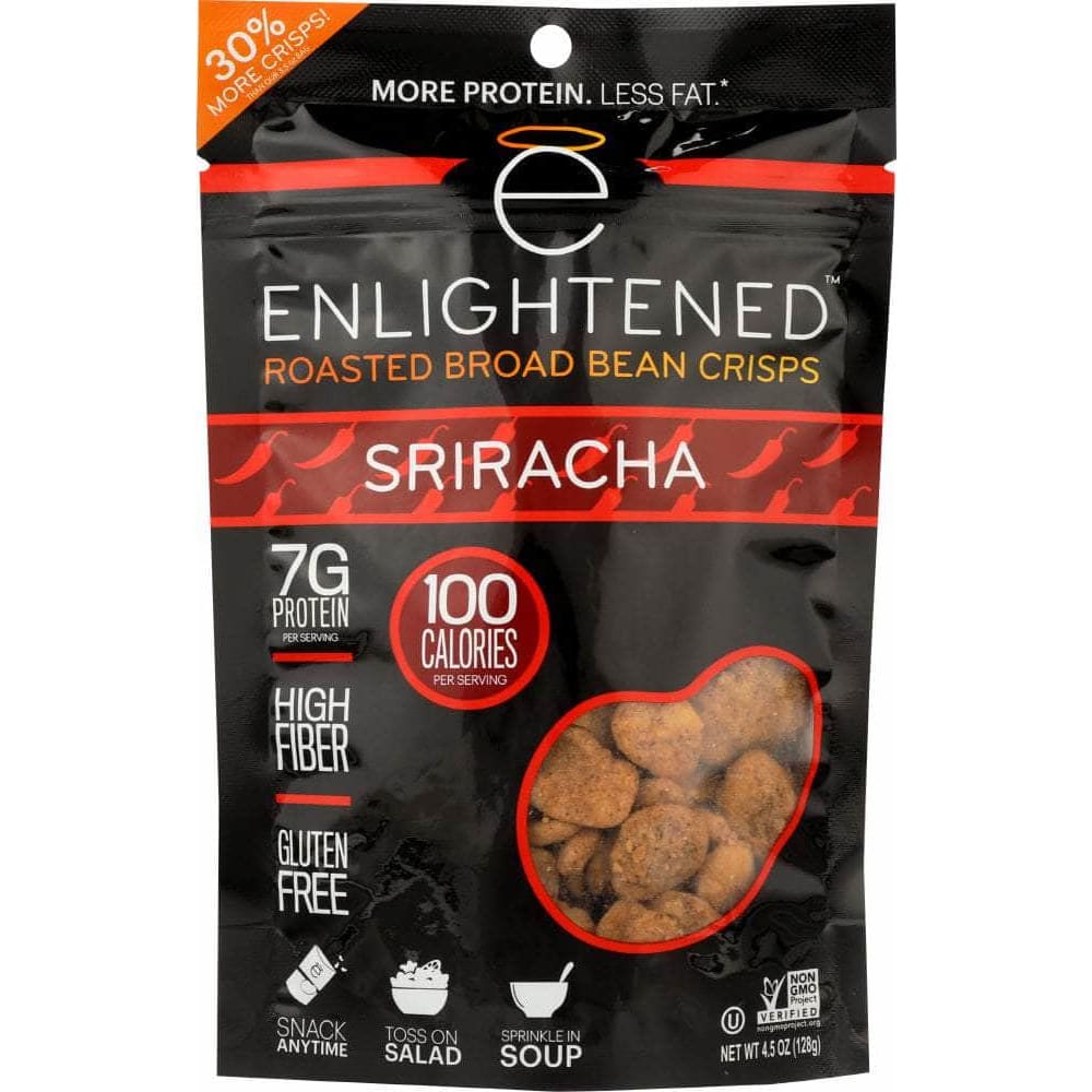ENLIGHTENED Enlightened Bean Crisp Sriracha, 4.5 Oz