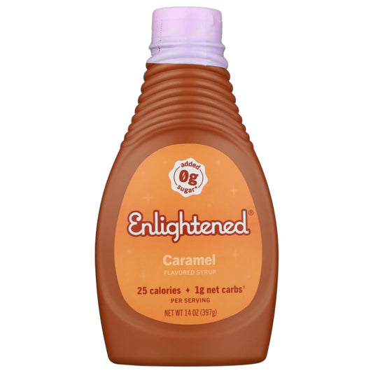 ENLIGHTENED: Sugar Free Caramel Syrup 14 oz (Pack of 3) - Grocery > Breakfast > Breakfast Syrups - ENLIGHTENED