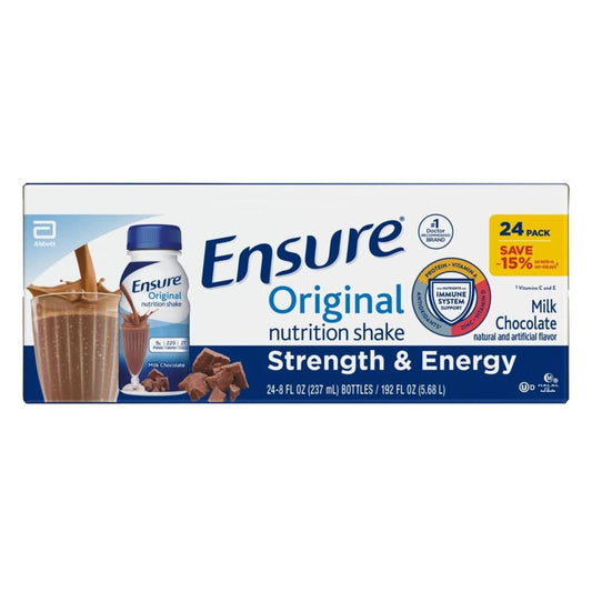 Ensure Original Milk Chocolate Nutrition Shake 24 pk./8 fl. oz. - Ensure
