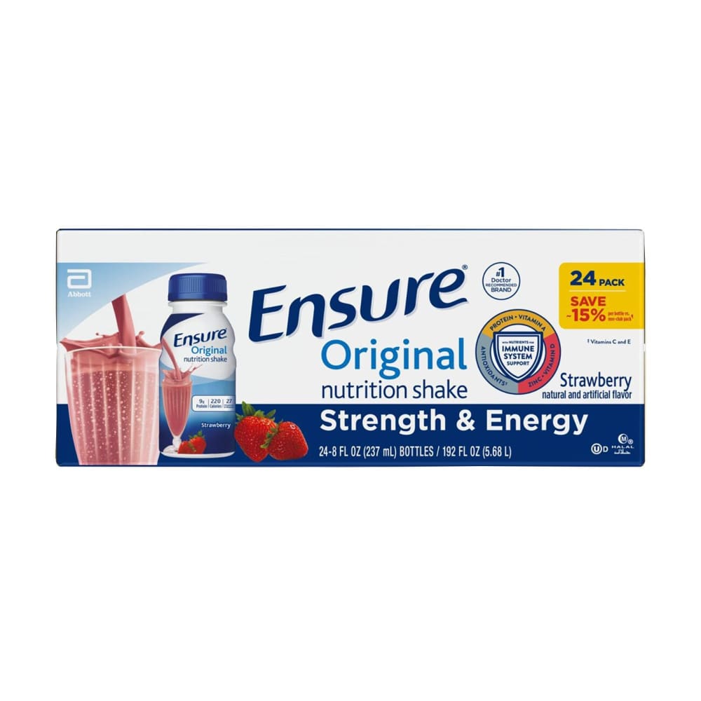 Ensure Original Strawberry Nutrition Shake 24 pk./8 fl. oz. - Ensure