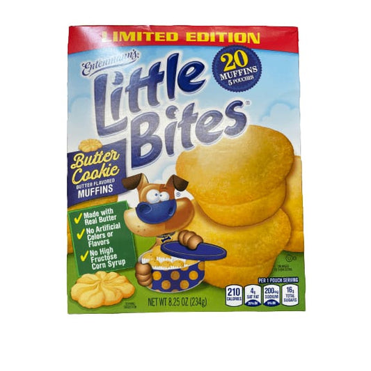 Entenmann's Entenmann's Little Bites Butter Cookie Muffins, 8.25 oz.