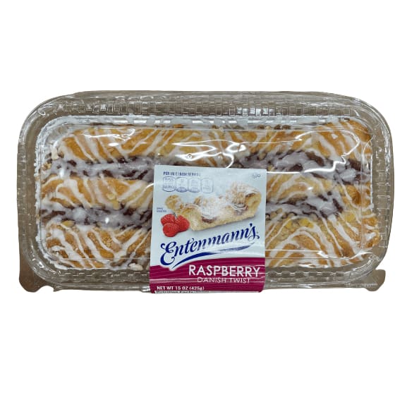 Entenmann's Raspberry Danish Twist, 15 oz. | ShelHealth