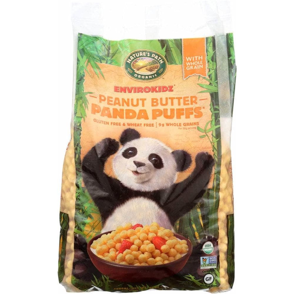 Natures Path Envirokidz Organic Peanut Butter Panda Puffs, 25 oz