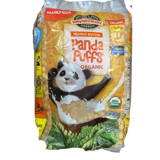 EnviroKidz EnviroKidz Panda Puffs Organic Cereal, Peanut Butter, Eco Pac, 24.76 Oz