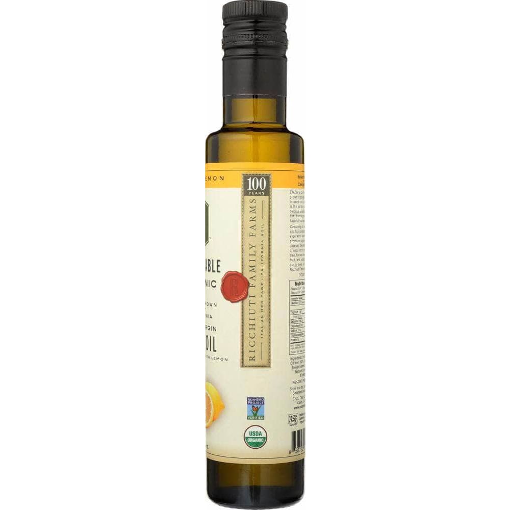 Enzos Table Organic Enzo Olive Oil Co Meyer Lemon Infused Organic Extra Virgin Olive Oil, 250 ml