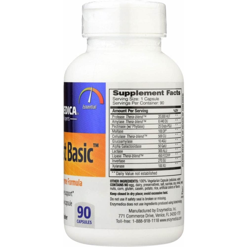 ENZYMEDICA Vitamins & Supplements > Digestive Supplements ENZYMEDICA Digest Basic, 90 cp