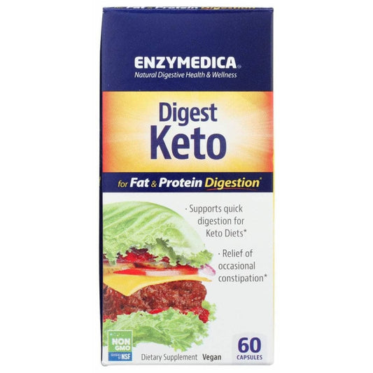 ENZYMEDICA Vitamins & Supplements > Digestive Supplements ENZYMEDICA Digest Keto, 60 cp
