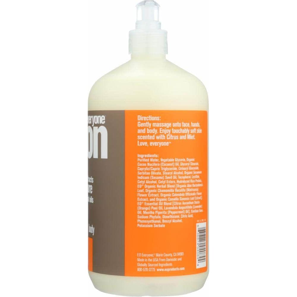 Everyone Eo Products Everyone 3-in-1 Citrus + Mint Lotion, 32 oz