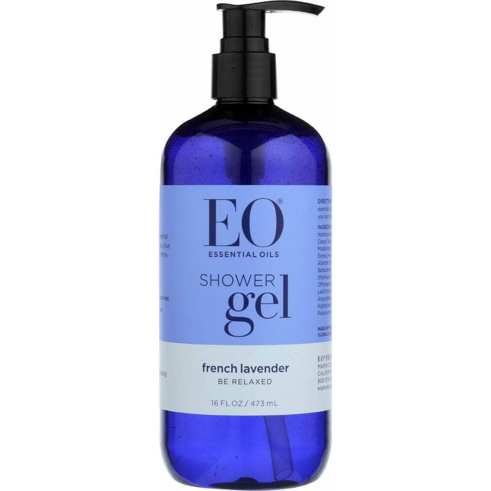 Eo Essential Oils Eo Shower Gel Lavender, 16 oz