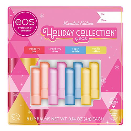 eos Holiday Collection Lip Balm Variety Pack 8 ct. - Home/Beauty/Holiday Beauty Gifts/ - eos